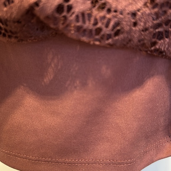 Super cute NO Boundaries plum colored stretchy dress Size Small - Picture 5 of 7